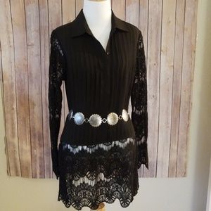 Venus brand black blouse